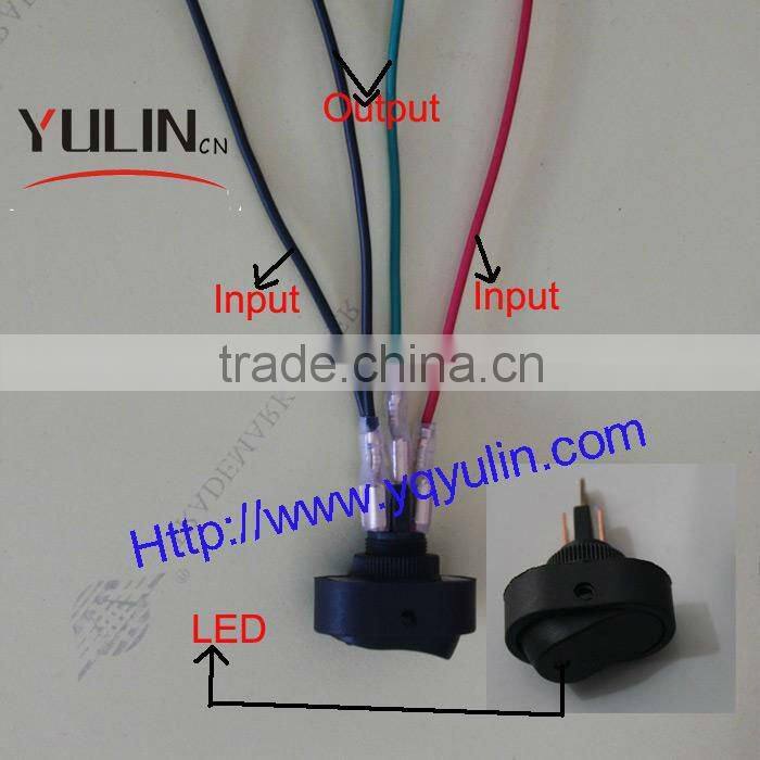 12mm 12VAC yellow led ON OFF Racing Car Switches YULIN