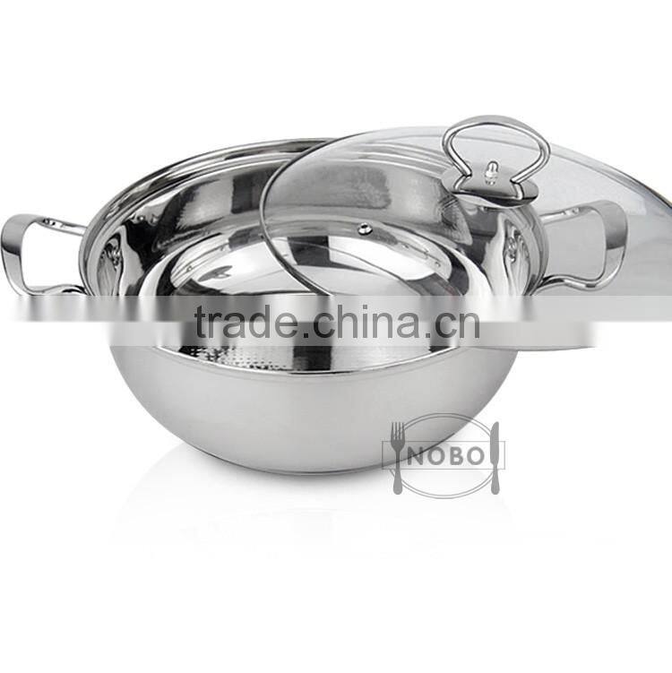 2016 popular Atlantis stainless steel restaurant hot pot for sale