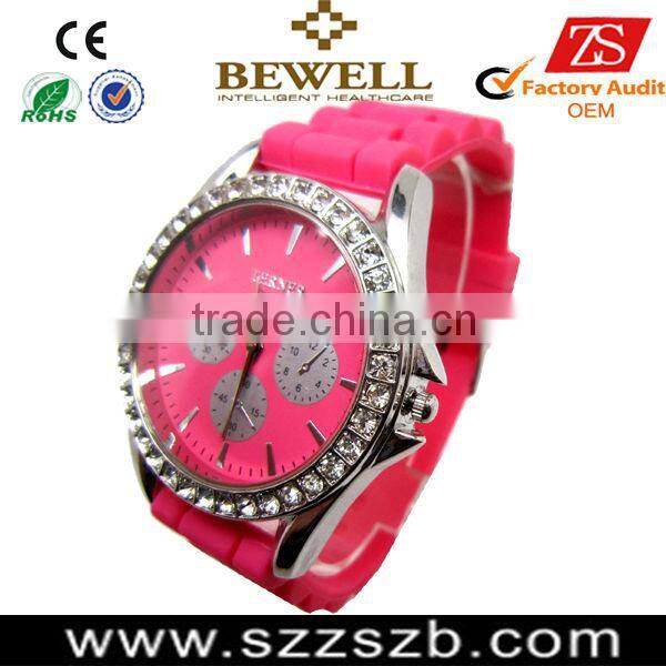 cheap gift watches promotional silicone watch alloy watch factory