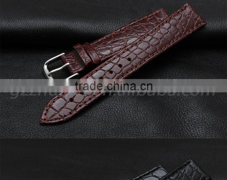12|13|14|16|18|20mm high quality genuine calf leather Men and women's Watch strap without buckle