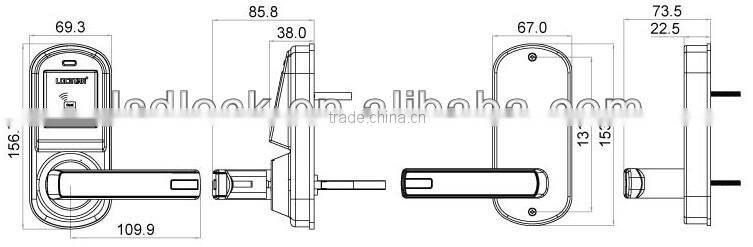 hotel NFC door lock 8015# supplier