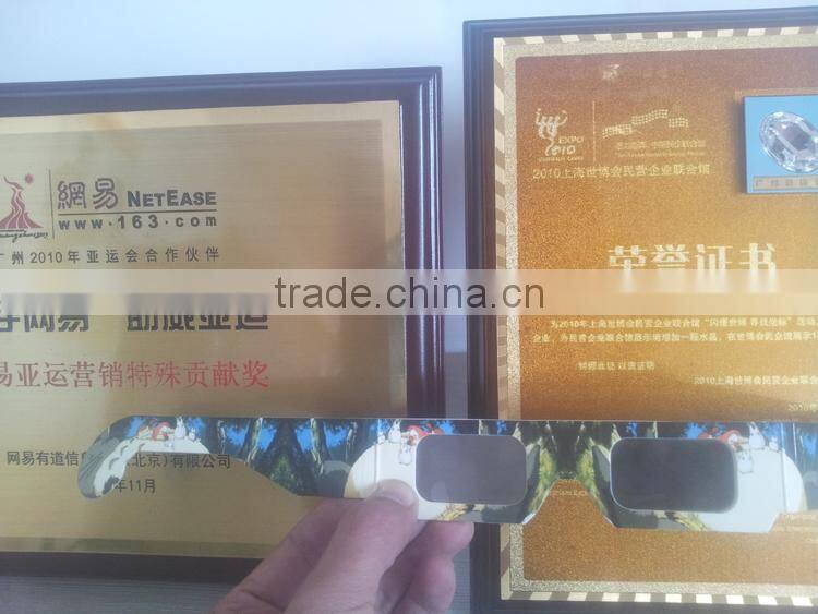 2015 Solar Eclipse Event, Solar Eclipse Glasses for gift, 3D-World Bland, Item No. SE-G16