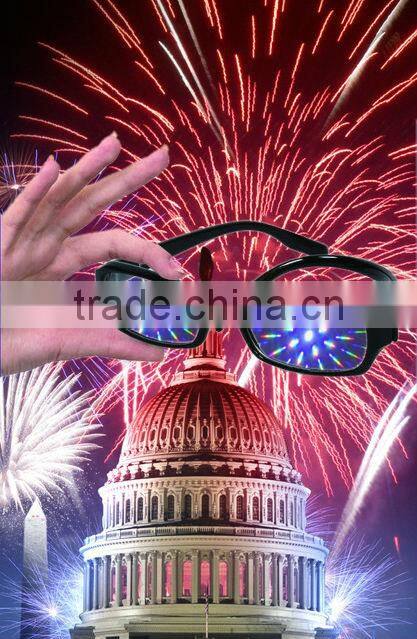Wholesale Fireworks glasses / diffraction glasses,,3DW-DF115