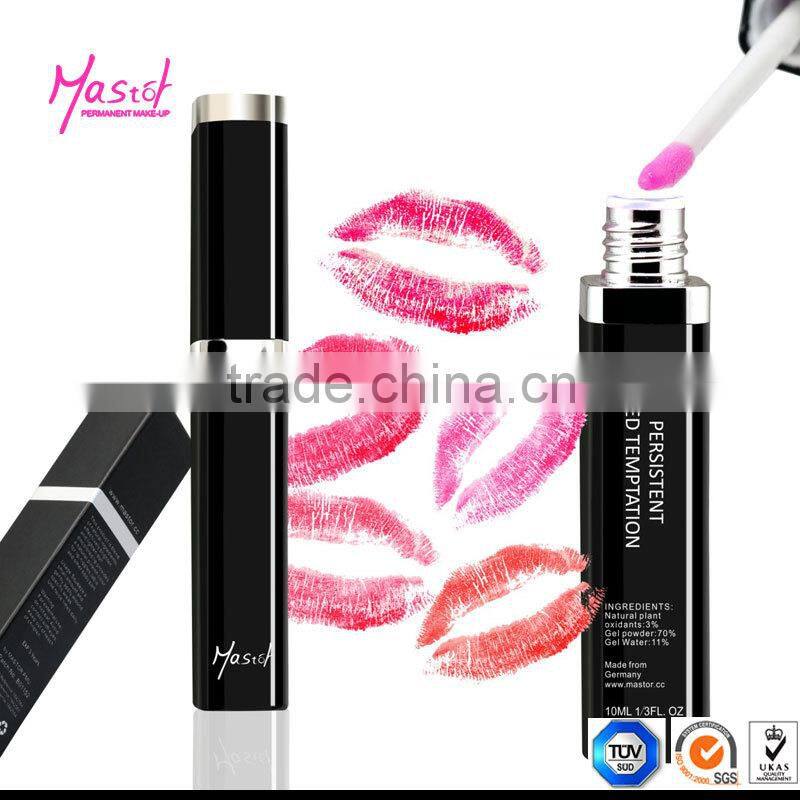 24 hours waterproof lip gloss Presistent Red Temptation