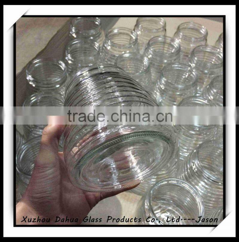 Factory 800ml honey glass jar wide cap big jar