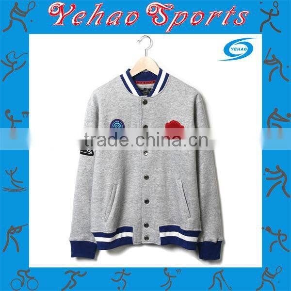 China custom made school wear varsity jackets