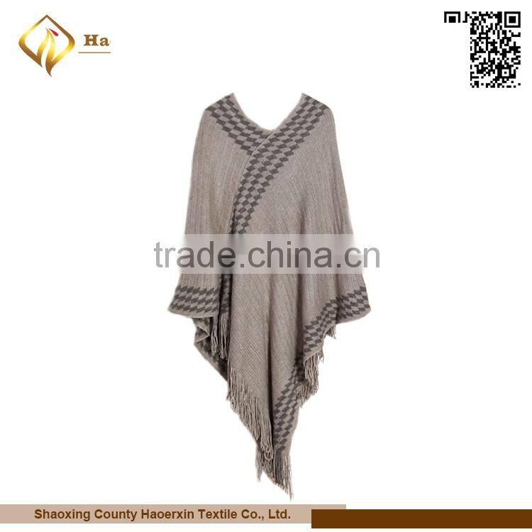 Hot Sale Low Price Custom Acrylic Knit Hilltop Shawls