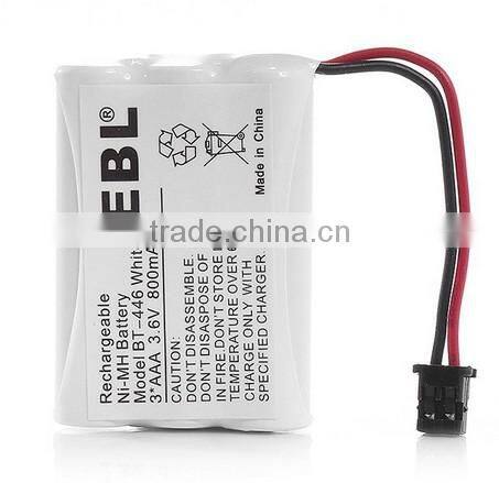 EBL Rechargeable Cordless Phone Batteries for Uniden BT-446 BT446 BP-446 BP446 BT-1005 BT1005 DCT646