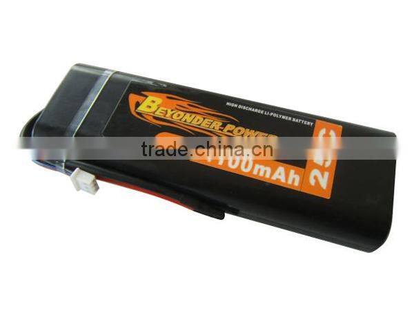 Hangzhou manufacturer hard case 7.4v 1500mah rc helicopter battery pack for airplane/car/toy, rechargeable rc lipo battery