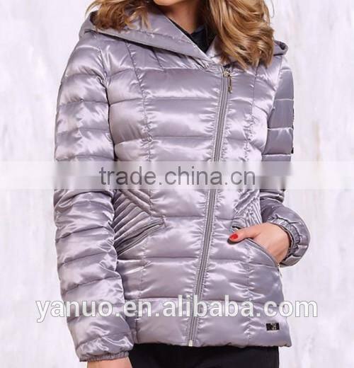 2015-2016 fall winter women down jacket ,short shiny coat