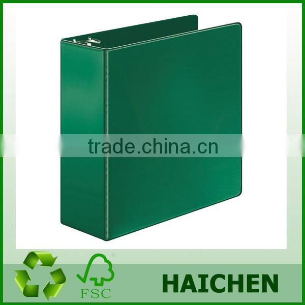Ningbo wholesale big clip&metal 4 ring binder with folder pvc cover