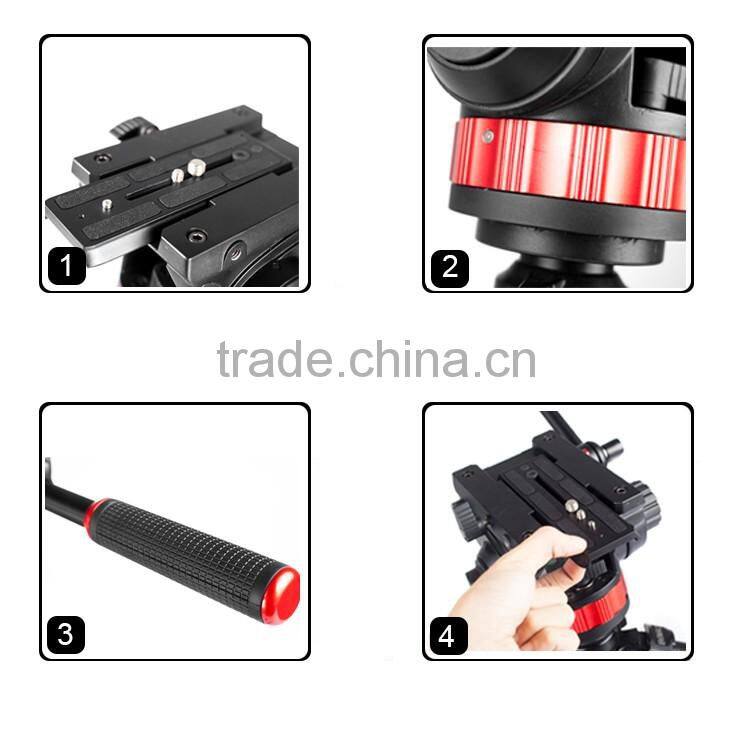 Kingjoy newly developed horizontal video head,for new DV and long lens camera