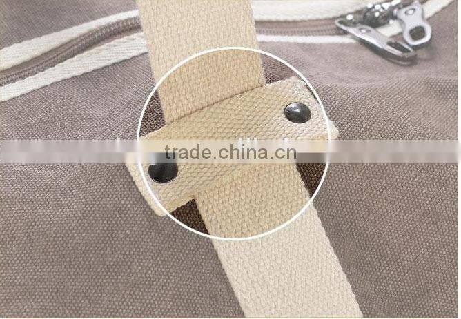 2015 hot selling leisure canvas foldable travelling luggage bag