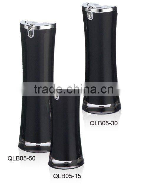 QLB09 2012 New Model Slim Waist Acrylic Lotion Bottle With Pump