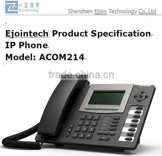 p2p phone ip phone acom214 via sip sever
