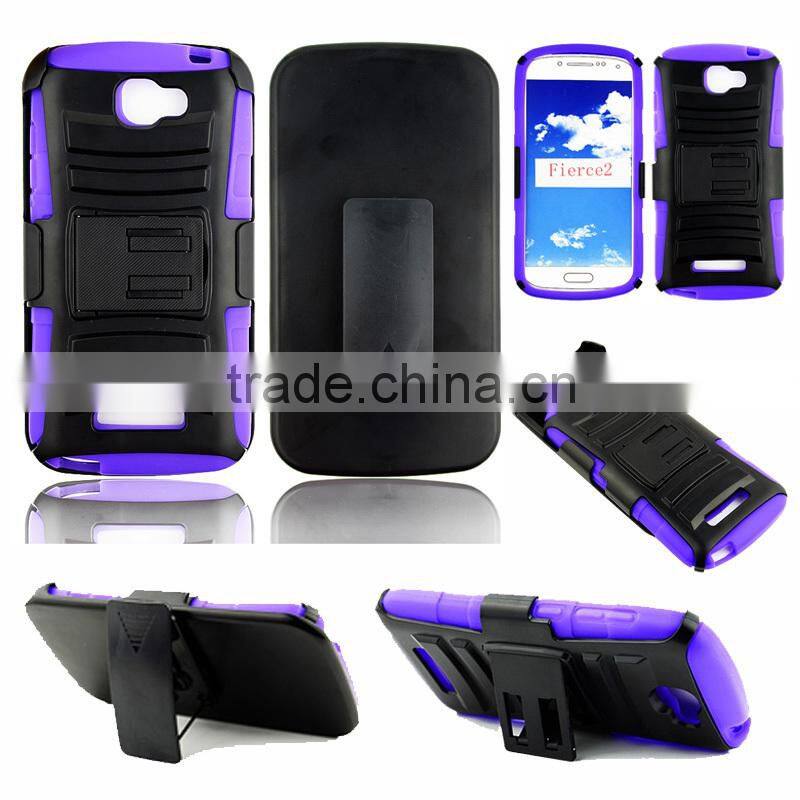 Shockproof and holster case for Alcatel one touch fierce 2 7040