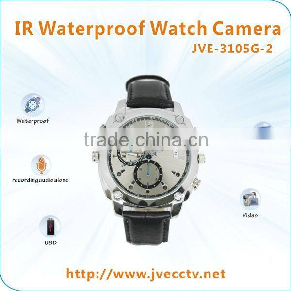 JVE-3105G-2 1080P IR Night Vision Wieless Waterproof Hidden Watch Camera, Watch Camcorder