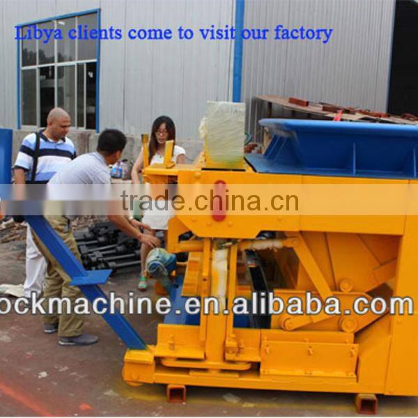 WT6-30 mobile cement brick equipment from China for small business