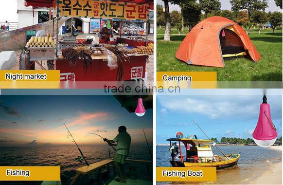 Outdoor solar lamps solar camping lantern lighting bulb