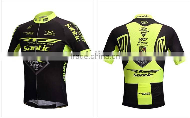 2015 Men short cycling suit in stock, team wear