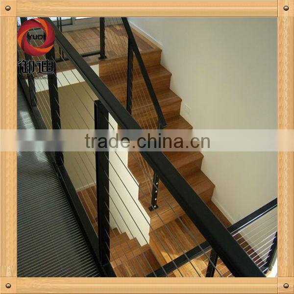 exterior stainless steel corridor staircase handrail design