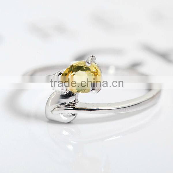 High Quality 925 Silver gold heart jewelry