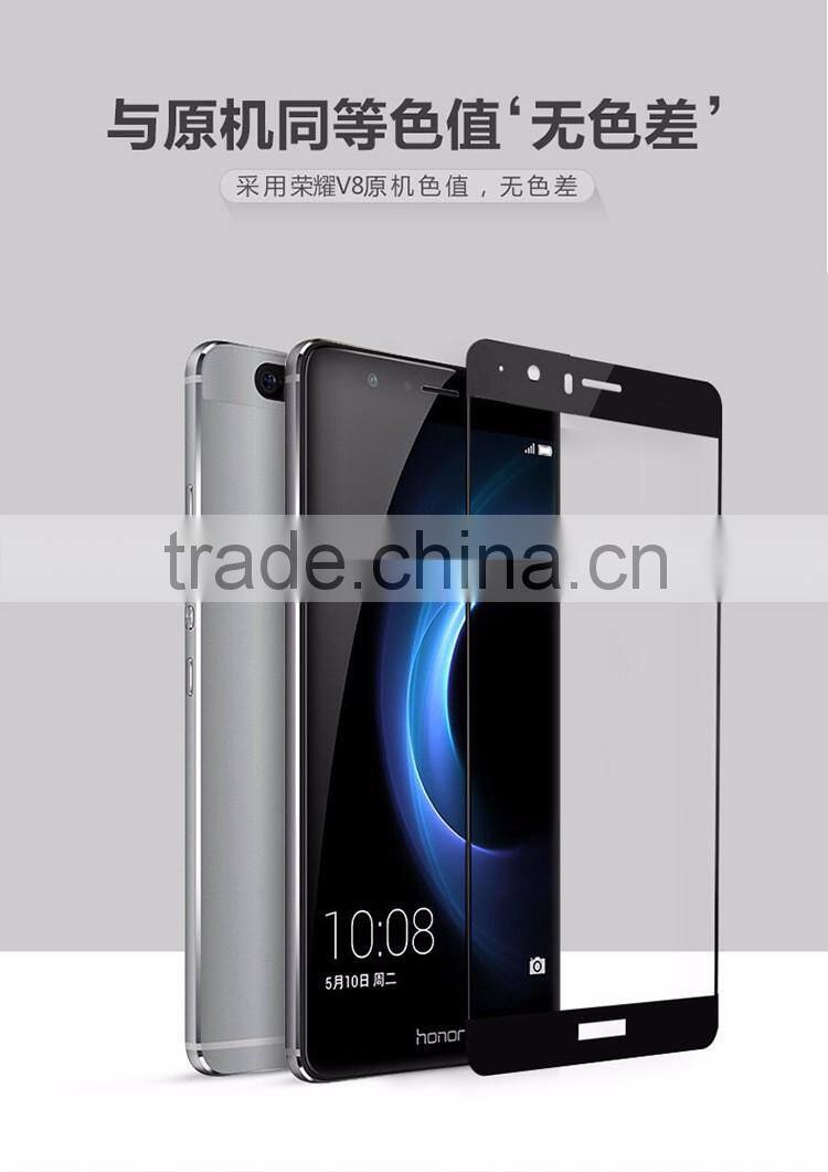 2016 Tempered Glass Lid Manufacturer Tempered Glass Screen Protector For Huawei Honor V8