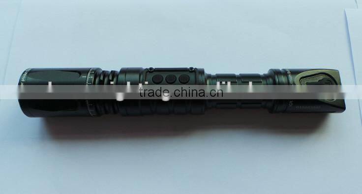 Green tactical laser flashlight for rifles or other long guns