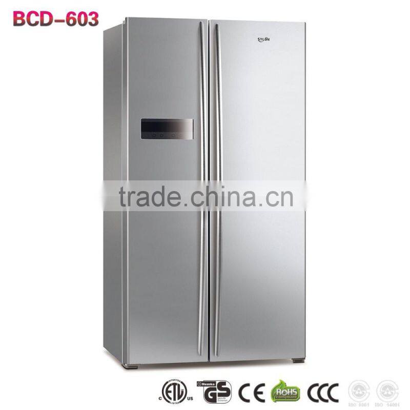 BCD -603 Energy-efficient side by side refrigerator