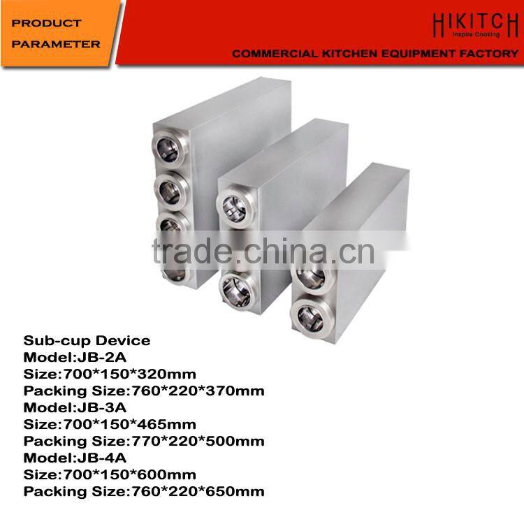 commercial Stainless steel cup dispenser holder 2 hole 3 hole 4 hole