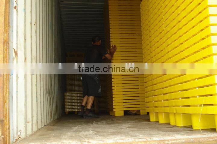 1200*800mm size eruo type single face light-weight plastic pallets