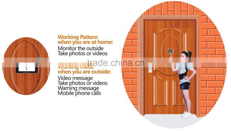 2015 Cheapest Video Bird Doorbell with Warning message