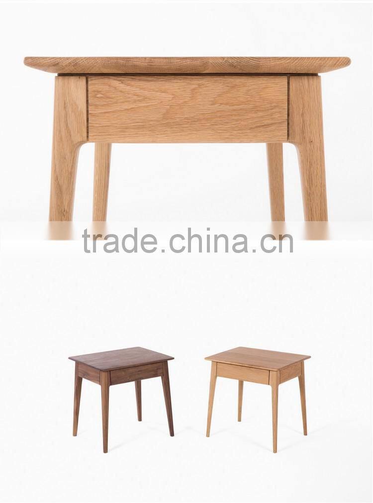 Modern design bedside wooden night stand simple side table