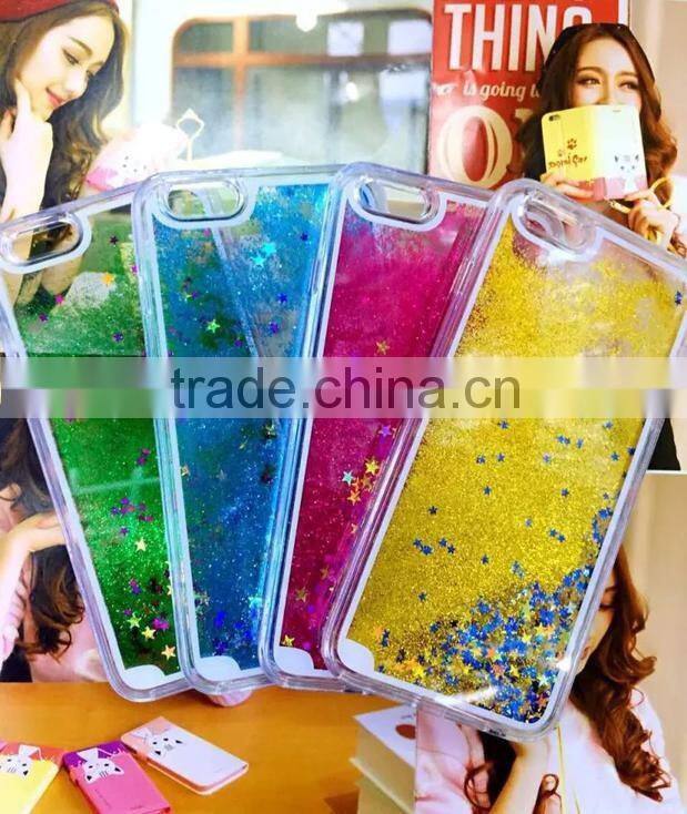 Factory Cheap Design Bling Bling TPU PC Combo Case For Iphone 6