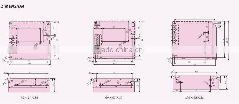 Dixsen 145W single output Switching Power Supply S-145/switch mode power supply manufacturer