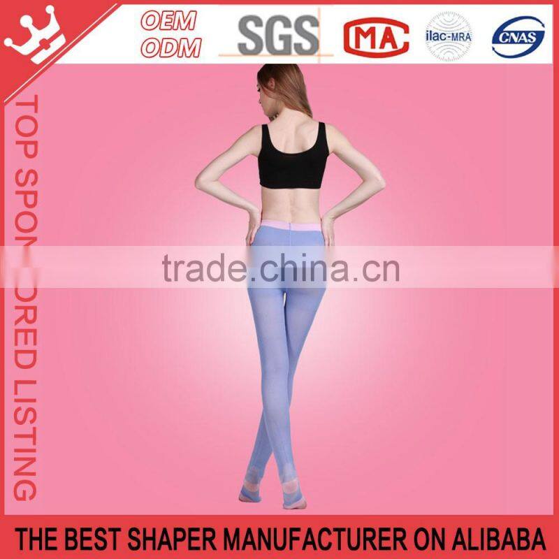 Spandex Diamond Patterned Body Shaping Tights Pants Sexy K106