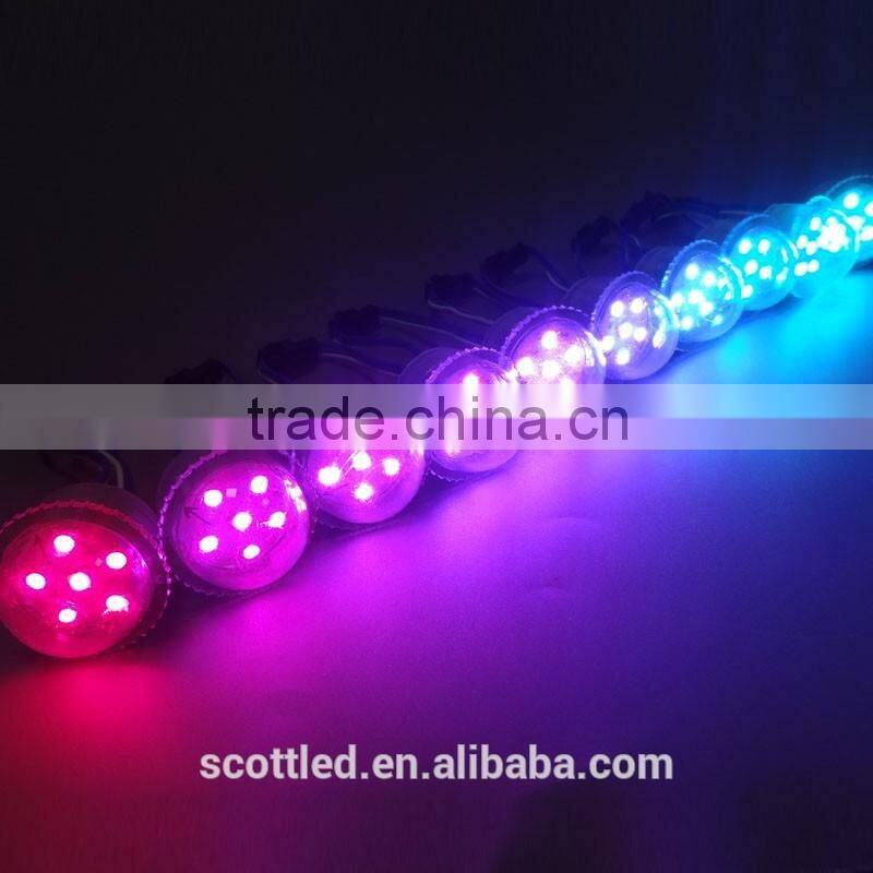 waterproof 35mm 6pcs digital addressable outdoor computer controlled led display pixel dot light