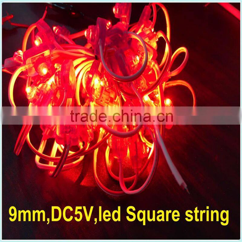 RGB or Single Color Solar fairy light IP67 wedding party LED String 50leds solar micro led string lights