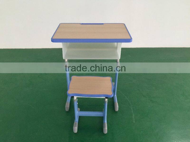 adjustable school desk and chair school furniture school desk with bench HXZY045