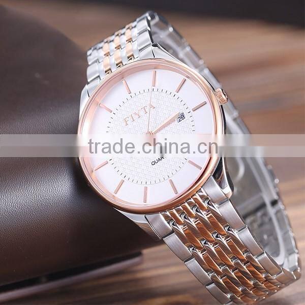 China Direct Factory High Quality Date Stainless Steel Men Watch