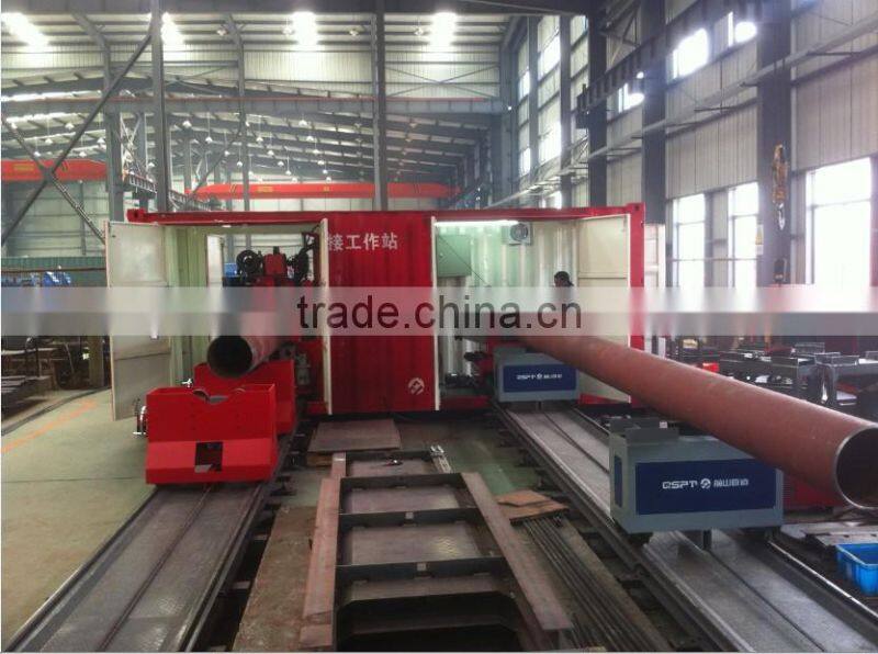 Containerized Type Pipe Fast Fitting-up & Automatic Welding Machine Workstation