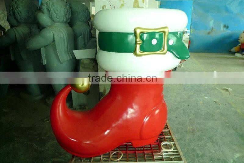 Christmas decoration boots , santa claus's boots
