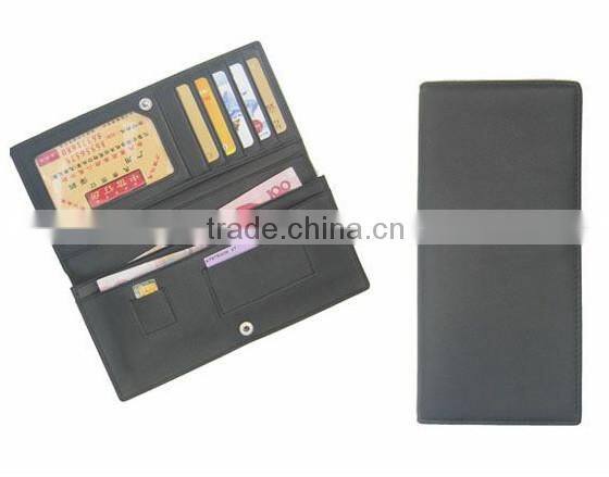 hot sale business wallet leather credit card holder men's travel wallet