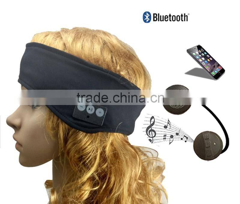 Wireless Bluetooth Sports Headband Earphones Handsfree Call Music Mic Speaker