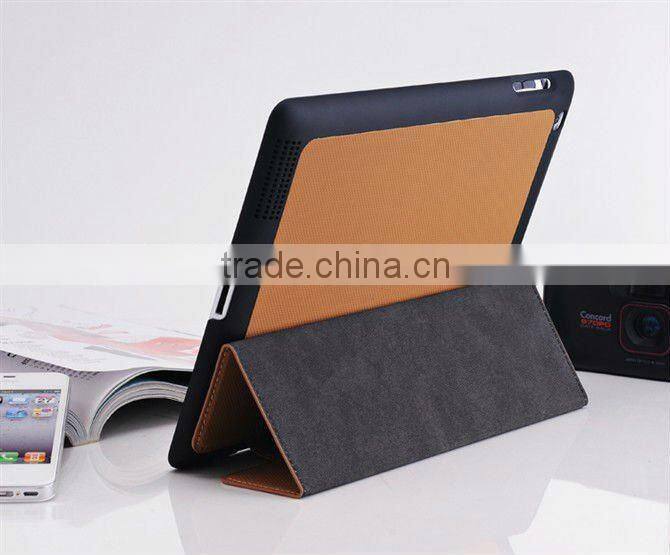 With CE/RoHS Leather Case for iPad3 (GF- iP3-22) (leather case for nook/leather case for i9300/Leather Case for iPad3)