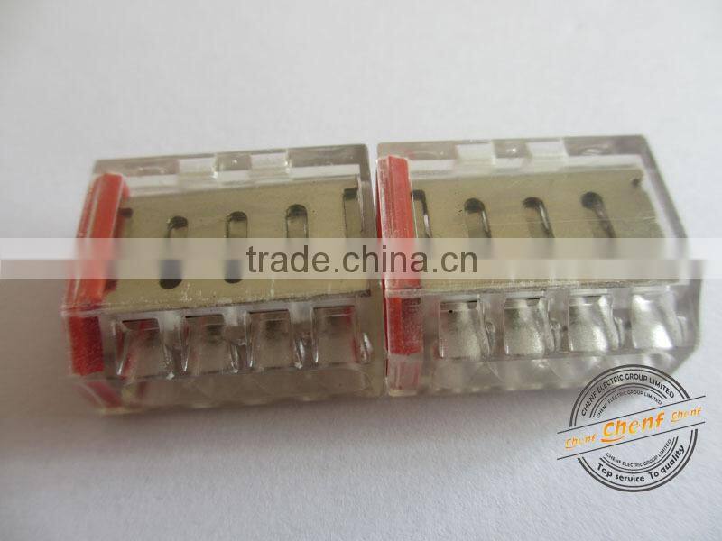 Hot Sell Cheaper Electrical 0.75-2.5mm2 Push 4 Wire Terminal