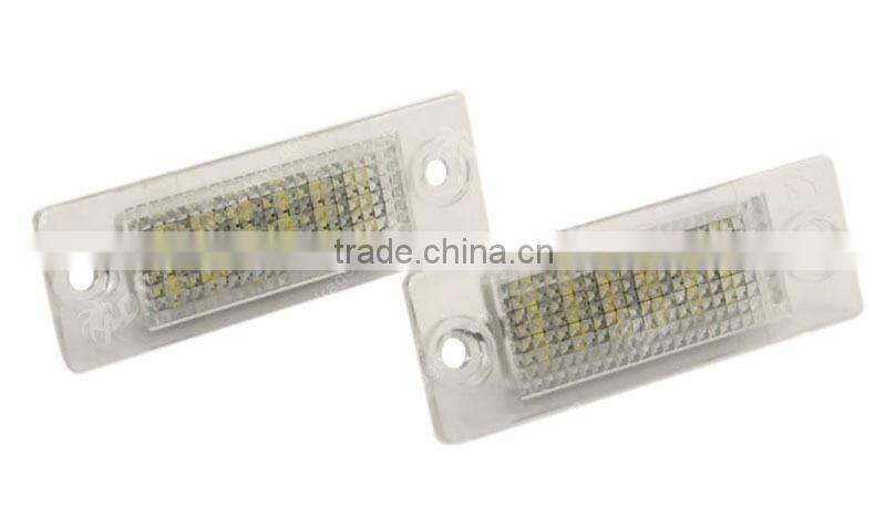 Canbus error free super white license plate lamp for VW for Skoda with Emark