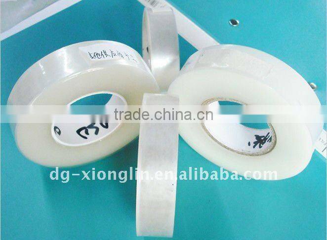 dongguan xionglin transparent Clear tape tpu material tot melt tape factory for lable mark zip backing