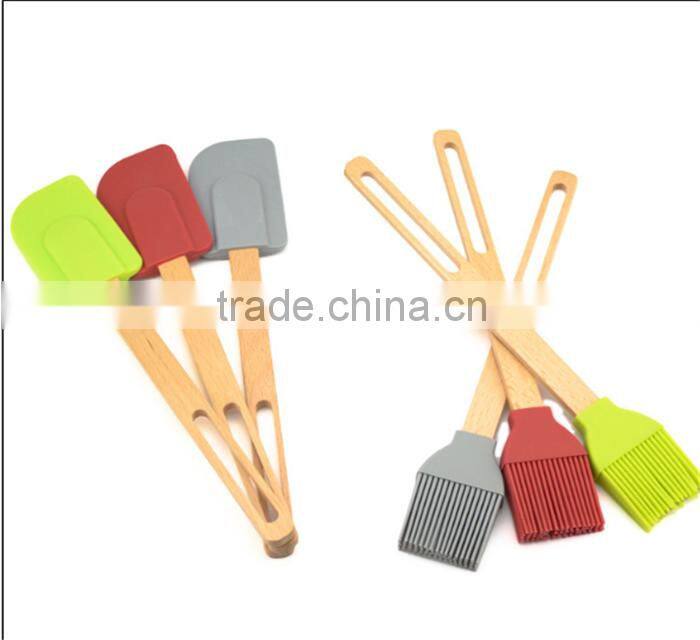 Non-stick Silicone Brush and Spatula Set, Baking tools set silicone spatula set
