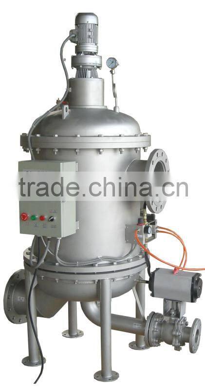 Made in China auto back flush self cleaning filter self-cleaning water filter